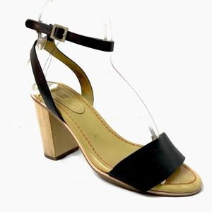 CHLOE Ankle Strap Heels Black